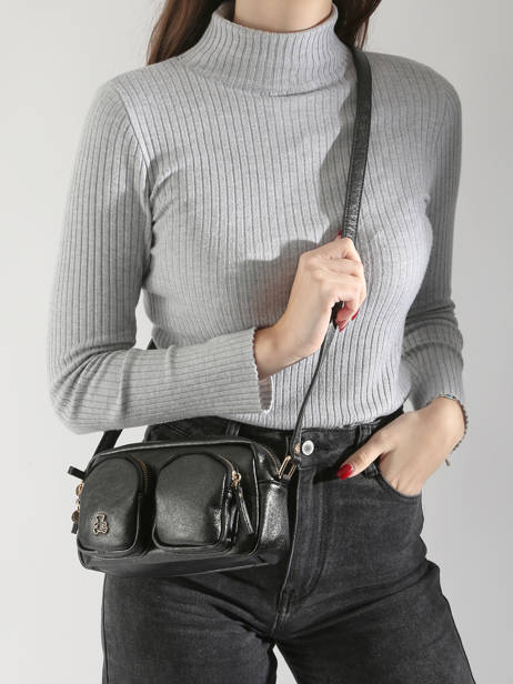 Cross Body Tas Bright Lulu castagnette Zwart bright WESTON ander zicht 1